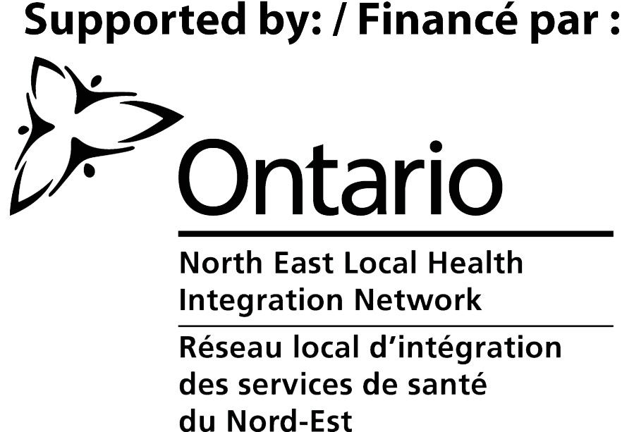 Supported by Ontario North East Local Health Integration Network